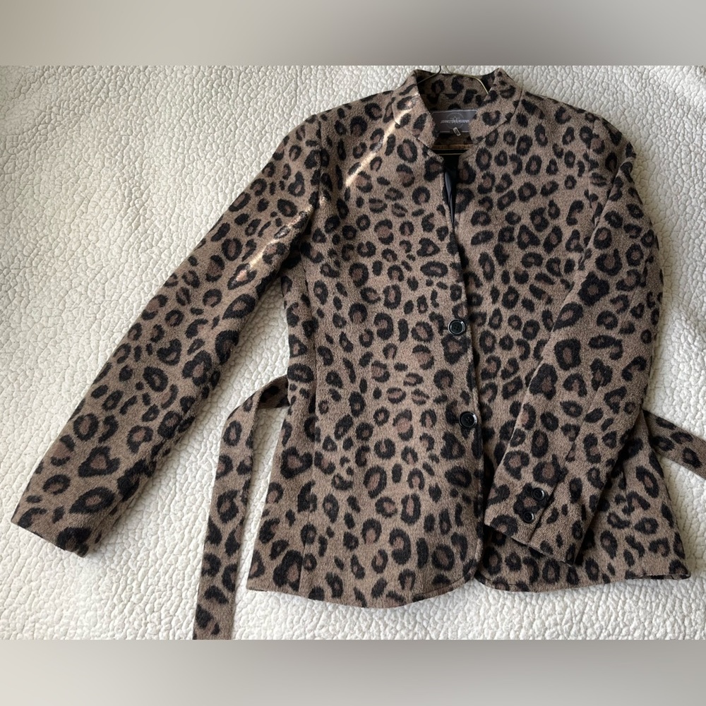 Johnston & Murphy Cheetah print coat